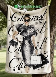 Chanel Throw Blankets